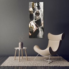 Wallmuralia Vertikální Foto obraz fotografie na skle Mlýnek na kávu 50x125 cm 2 úchytky