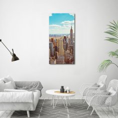 Wallmuralia Vertikální Fotoobraz na skle Nový York 60x120 cm 2 úchytky