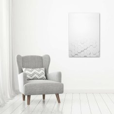 Wallmuralia Vertikální Foto-obraz na skle svislý Šestiúhelníky pozadí 70x100 cm 4 úchytky