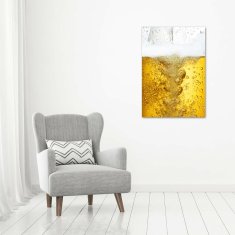 Wallmuralia Vertikální Moderní foto obraz na stěnu Pivo 70x100 cm 2 úchytky