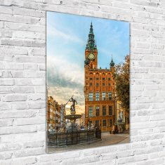 Wallmuralia Vertikální Foto obraz sklo tvrzené Gdaňsk Polsko 70x100 cm 2 úchytky