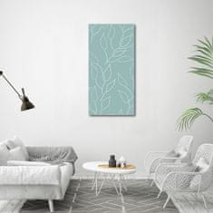 Wallmuralia Vertikální Moderní skleněný obraz z fotografie Listí 60x120 cm 4 úchytky