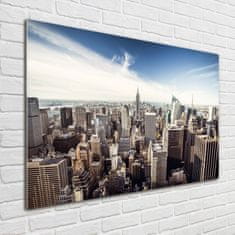 Wallmuralia Foto obraz skleněný horizontální Now York 100x70 cm 2 úchytky