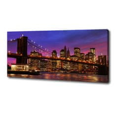 Wallmuralia Foto obraz canvas Manhattan západ 125x50 cm