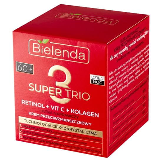 Bielenda Super Trio 60+ Ultra Repair denní a noční krém proti vráskám 50 ml