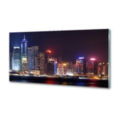 Wallmuralia Panel do kuchyně Noční Hongkong 100x50 cm