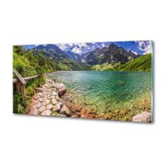 Wallmuralia Panel do kuchyně Mořské oko Tatry 120x60 cm