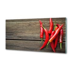 Wallmuralia Panel do kuchyně Chilli papričky 100x50 cm