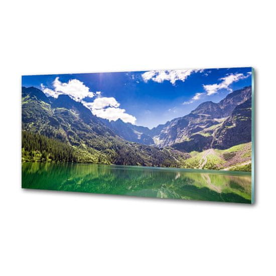 Wallmuralia Panel do kuchyně Mořské oko Tatry