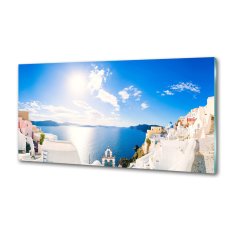 Wallmuralia Panel do kuchyně Santorini Řecko 125x50 cm