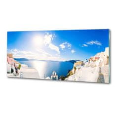 Wallmuralia Panel do kuchyně Santorini Řecko 125x50 cm