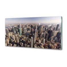 Wallmuralia Panel lacobel New York ptačí pohled 100x70 cm