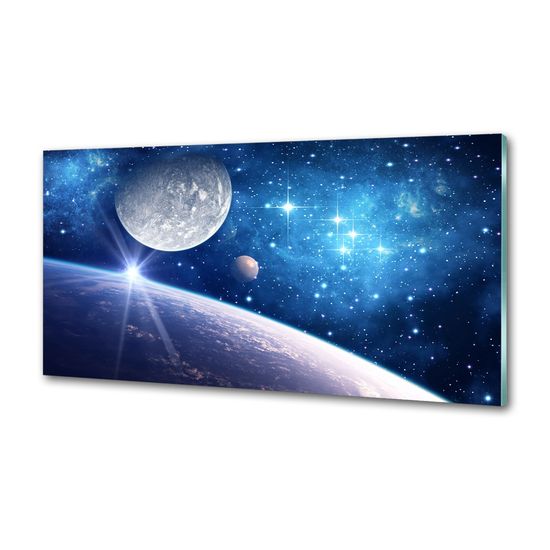 Wallmuralia Skleněný panel do kuchyně Měsíc