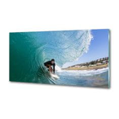 Wallmuralia Panel do kuchyně Surfer na vlně 100x70 cm