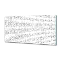 Wallmuralia Dekorační panel sklo Binární kód 100x50 cm