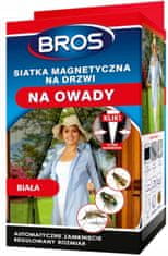 BROS BROS Magnetická dveřní síť 160x220 - bílá