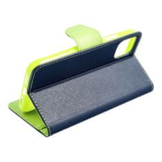 FORCELL Pouzdro Forcell flipové Fancy Book pro SAMSUNG A25 5G navy / lime