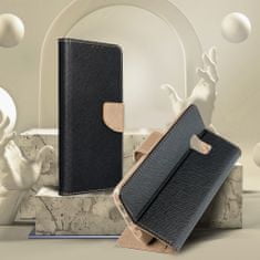 FORCELL Pouzdro Forcell flipové Fancy Book pro XIAOMI Redmi 13c / POCO C65 , černé / gold