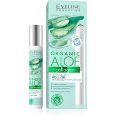 Eveline Organic Aloe Moisturising Eye Contour Roll-On 3W1 - pro všechny typy pleti 15ml