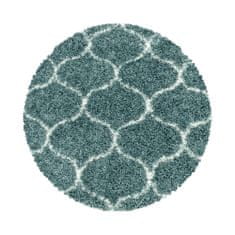 Ayyildiz Kusový koberec SALSA 3201, kulatý, Modrá Rozměr koberce: 80 cm KRUH