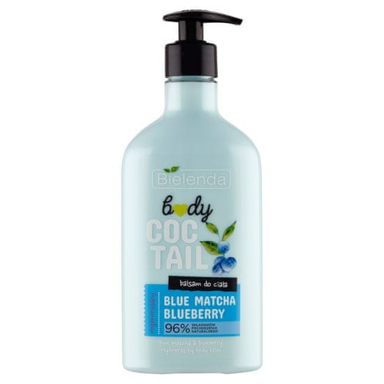 Bielenda Body Coctail Regenerační tělové mléko Blue Matcha & Blueberry 400 ml