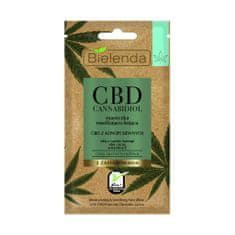 Bielenda Cbd Cannabidiol Hydratační a zklidňující maska 8G