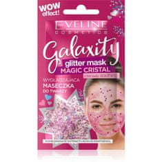 Eveline Galaxity Glitter Mask Vyhlazující pleťová maska Magic Cristal 5 mlx2