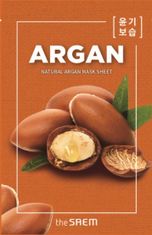 The Saem Přírodní maska Maska Na Tkaninie Argan 21Ml