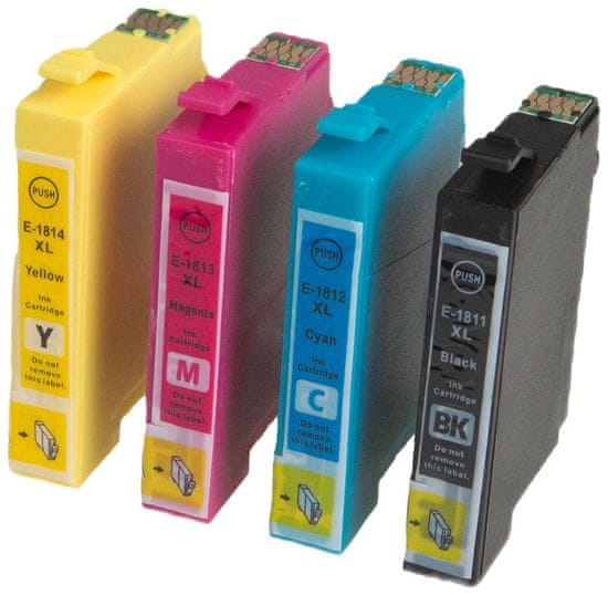 TonerPartner PREMIUM MultiPack EPSON T1816 (C13T18164012) - Cartridge, black + color (černá + barevná)