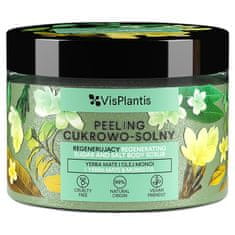 VIS Plantis Regenerační cukrovo-solný peeling - Yerba Mate a olej Monoi 350G