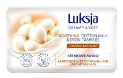 Luksja Krémové a jemné zklidňující krémové mýdlo Cotton Milk & Provitamin B5 90G