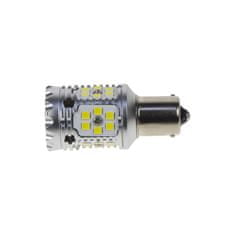 Stualarm LED BA15s bílá, CAN-BUS, 12-24V, 30LED/3030SMD (95CB102) 2 ks