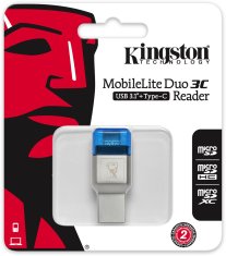 Kingston čtečka karet USB MobileLite DUO 3C