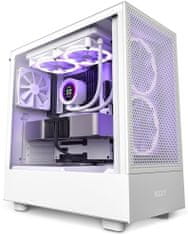 NZXT H5 Flow, bílá