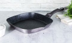 Berlingerhaus Pánev grilovací s mramorovým povrchem 28 cm Carbon PRO Line BH-6901