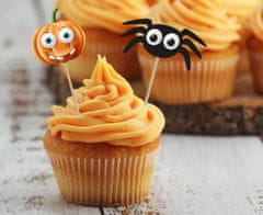 Zapichovátka do cupcaku strašidla - Halloween - mix - 6 ks