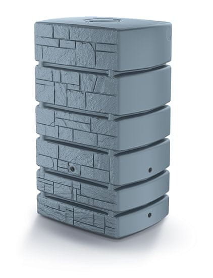 Prosperplast Nádrž na dešťovou vodu TOWER STONE IDTST500 | Hladká šedá