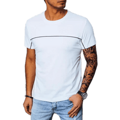 Dstreet Pánské tričko SIMPLY bílé rx5027 XXL