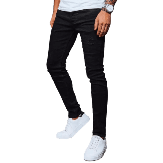 Dstreet Pánské džínové kalhoty REBA černé ux3914