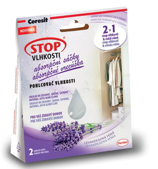 Ceresit Stop vlhkosti Absorpční sáčky levandule 2 ks