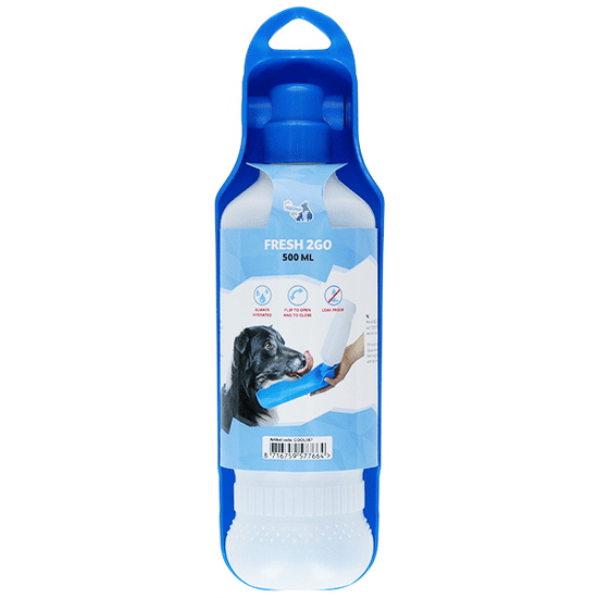 CoolPets cestovní láhev s miskou Fresh 2GO 300 ml