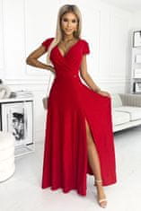 Numoco Dámské společenské šaty Crystal červená L