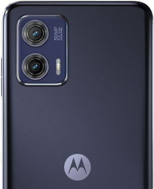 moderní mobilní dotykový telefon smartphone Motorola Moto G73 5G 30W rychlonabíjení 5000mah baterie výdrž lte wifi Bluetooth 5.3 sim Dual SIM paměťová karta nfc 6,5palcový hd plus displej IPS lCD displej 50mpx fotoaparát google assistant ultraširokoúhlý objektiv širokoúhlá kamera výkonný fotoaparát makro hloubkový objektiv duálné stereo reproduktory sluchátkový 3.5mm jack NFC LTE MediaTek Dimensity 930 NFC OS Android 5G síť nejrychlejší 5G připojení Dolby Atmos stereo reproduktory