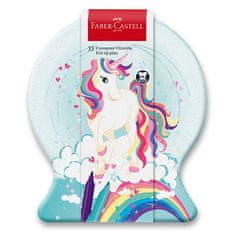 Faber-Castell Dětské Fixy Connector Unicorn sněhová koule, 33 ks