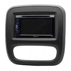 Stualarm 2DIN/1DIN redukce pro Opel Vivaro 2014-, Renault Trafic 2014- (10997)