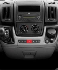 Stualarm 2DIN redukce pro Fiat Ducato 11-, Citroën Jumper 11-, Peugeot Boxer 11- (10912ram)