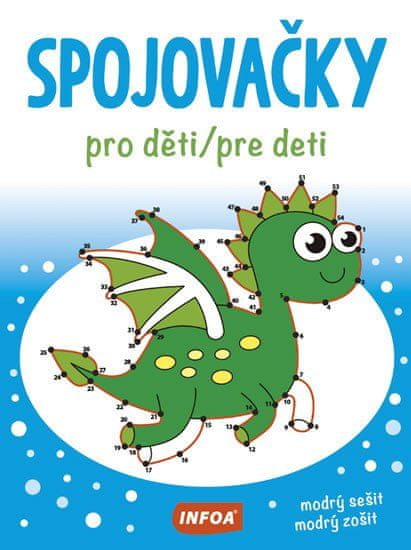 Infoa Spojovačky pro děti/pre deti - modrý sešit