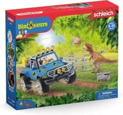 Schleich 41464 Terénní vůz s venkovním výběhem pro dinosaura