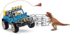 Schleich 41464 Terénní vůz s venkovním výběhem pro dinosaura