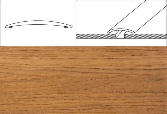 Eurofinal přechodové lišty 10 cm x 90 cm - dub alba